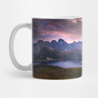 Norway landscape with mountains Mug